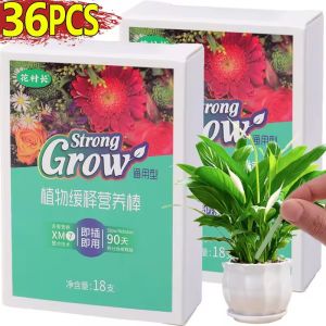 Feelife 18/36Pcs Plants Nutrition Stick Universal Indoor Potted Flower Growth Enhancer Flower Fertilizer Sticks Home Garden Accessories