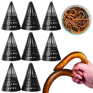 🔥Thicker Eel Shrimp Cage Cover Tapered Barb Hand Woven Fishing Net Monopterus Albus Loach Cage Accessories DIY Outdoor Eel Cage Trap Fishing Net