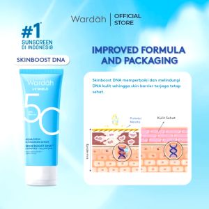 Wardah UV Shield Aqua Fresh Sunscreen Serum SPF 50 PA++++ 30 ml - Sunscreen Melembabkan Kulit Kering