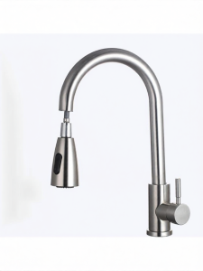 Stainless Steel Pull-out Kitchen Faucet