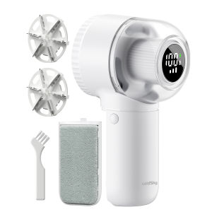 Fabric Shaver 2 in 1 Rechargeable Lint Remover with Brush with Digital Display 3 Speeds Lint Shaver for Clothes Sofa Bedding