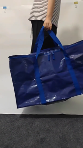2PCS Extra Large Moving Bags with Zippers & Carrying Handles Heavy-Duty Storage Tote for Moving