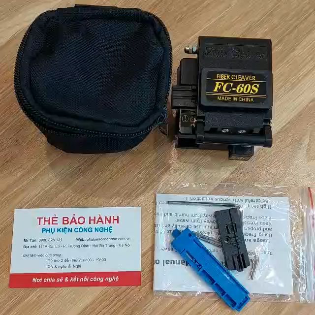 Bộ dụng cụ quang gồm FC-60S+Bút quang 5km+Kìm CFS-3+Kìm tách cáp quang ...