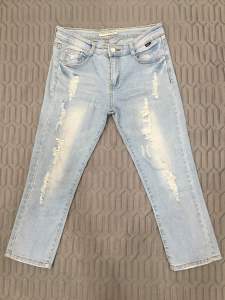 (Q90)Quần jean 2 hand hiệu CUTTLE DENIM- Size M