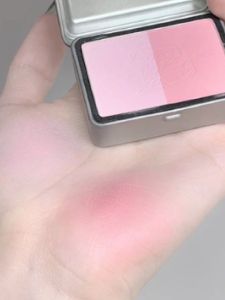Dual Tone Velvet Matte Cheek Palette Cuter Cheese Versatile Female Cosmetic Enhance Outline Improve Skin Tone Long Lasting