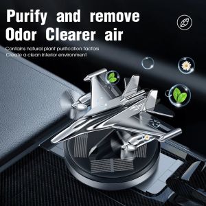 Solar Propeller Fighter Aromatherapy Car air freshener Decoration Car interior accessories Propeller rotary perfume diffuser