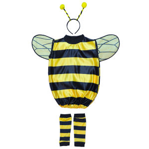 Whimsical Cute Little Bee Costume for Kids - Complete Set with Headband for Unforgettable Performances