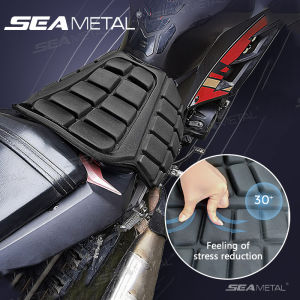 SEAMETAL Motorcycle Seat Cushion Waterproof Lycra Fabric Air Saddle Cushion Shock Absorbing Motorcycle Seat Mats
