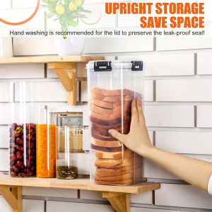 Plastic Bread Storage Container With Airtight Lid And Tray For Homemade Sandwich Loaf Keeper Dispenser Saver Bread Storage Box