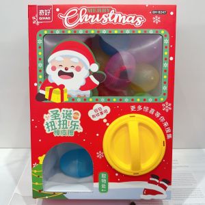 New Christmas Twister Eraser Blind Unpacking Box Christmas Tree Elk Eraser Egg Twister Blind Box Eraser