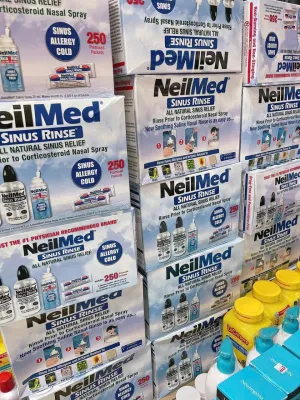 Bộ Dụng Cụ Rửa Mũi Neil Med Sinus Rinse Loại 250 Gói Của Mỹ - Date 02/2029
