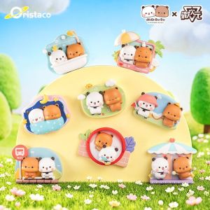 ORISTACO | Cute Cartoon Bear Design Blind Box Refrigerator Magnets Action Figures