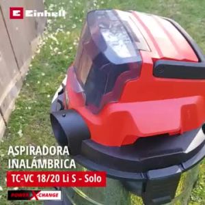 เครื่องดูดฝุ่นแบบเปียก/แห้งไร้สาย 20V ถังสแตนเลส ขนาด 20ลิตร EINHELL รุ่น TC-VC 18/20 Li S-Solo
