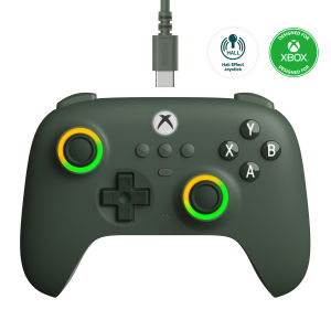 8BitDo | 8Bitdo Ultimate C Wired Controller For Xbox With Hall Effect joysticks Support For Xbox Series X|S/Xbox One/Windows10/11 Gamepad