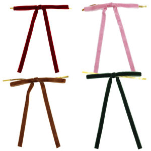 ริบบิ้นกำมะหยี่ด้านเดียวสำหรับตกแต่งหูกระต่ายหมวกเครื่องประดับผมทำมือผูกโบว์สำหรับเด็ก (12ชิ้น/แพ็ค) 13*17ซม.