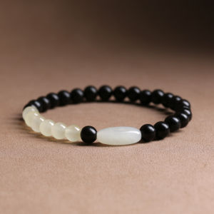 Green Sandalwood Small Leaf Purple Sandalwood Bracelet Turquoise Wooden Beads Bracelet for Women Fashion Jewelry Accessories