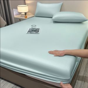 Áo Ga Trải Giường King Size Chất Liệu Sợi Cây Khuynh Diệp Lyocell Mát Lạnh Mềm Mại Thoáng Khí Dùng Cho Nhà Ở Khách Sạn Ký Túc Xá