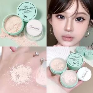 Phấn Phủ Dạng Bột Chuyên Nghiệp 3 Màu Lì Kiềm Dầu Chống Nước Lâu Trôi Cho Lớp Nền Tự Nhiên