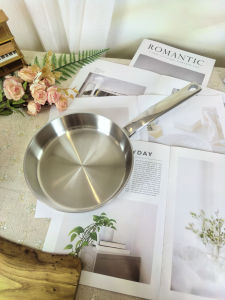 chockmen | Uncoated 304 Stainless Steel Frying Pan