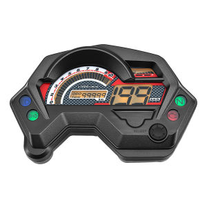 RYSJM | New Digital Motorcycle Speedometer Meter Electronics Indicator LCD Display For Yamaha FZ16 FZ 2.0 16 Cafe Racer Tachometer