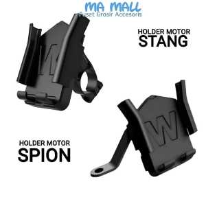 Holder Hp Motor Spion Stand Dudukan Stang Penahan Hape Universal B63 Phone Holder Tempat Penyangga Ponsel Motor