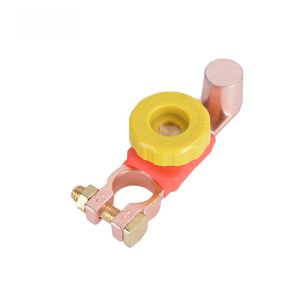 Nút Nguồn Bằng Đồng Phong Cách Cổ Điển Cho Ô Tô Đầu Nút Pin Chuyển Đổi Ngăn Ngừa Rò Rỉ Thiết Bị Phụ Trợ Xe Hơi