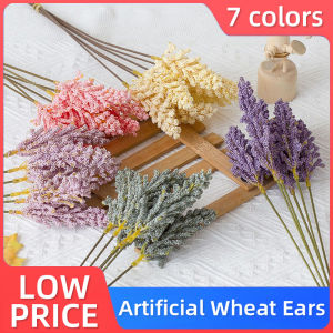12pcs Wheat Ears Artificial Flowers Romantic High Quality Home Decoration Simulation Foam Lavender