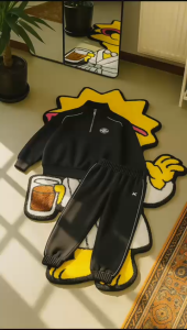 MONX Setelan Jaket Anak Laki Laki Dan Wanita Motif List Putih Roar 2 - 12 tahun Terbaru