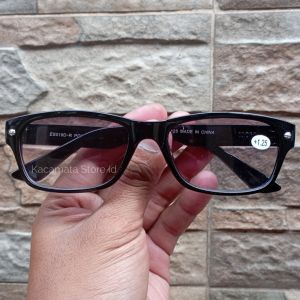 Kacamata Plus Double Fokus Baca dan Jalan Lensa Hitam Teduh Anti Silau Untuk Pria dan Wanita