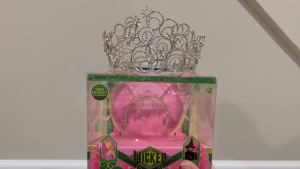 Wicked Glindas Bubble Crown Replica Princess Tiara for Costume Events Bridal Wedding Prom Party