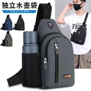 Sports Casual Multifunctional Chest Bag Mens Single Shoulder Waterproof Outdoor Crossbody Bag Mobile Phone Accessory