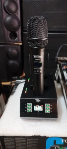 Trident TR2027 Rechargeable Wireless Microphone Set with Two Microphones Receiver Carry Case and Accessories