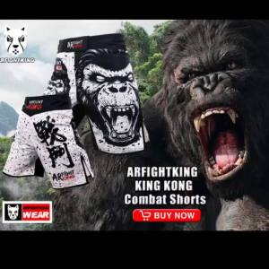 MMA Shorts Gorilla Boxing Shorts Men Kickboxing Fight Shorts Martial Arts MMA Clothing Gym BJJ Jiujitsu Sparring Grappling Pants