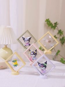 3D Floating Frame Decoration Accessories Figure Stand Unique Stylish Jewelry Box Display Figurine Modeling