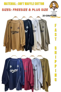 JJ COUTURE WOMEN FASHION WONDERFUL LONG SLEEVE BLOUSE FREESIZE & PLUS SIZE