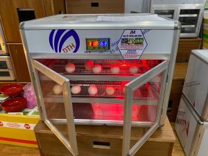 MÁY NHÔM 160 TRỨNG -ĐẢO TRỨNG TỰ ĐỘNG SỬ DỤNG BỘ ĐIỀU KHIỂN CỦA NHẬT- TẠO ẨM CÔNG NGHỆ MỚI