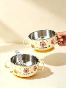 YOULUNMEI | Childrens 304 Stainless Steel Bowl