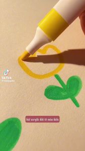 Bộ 12243648  60 Bút Màu Acrylic Marker Cao Cấp Màu Sắc Tươi Sáng Chống Thấm Nước Vẽ Lên Được Nhiều Chất Liệu