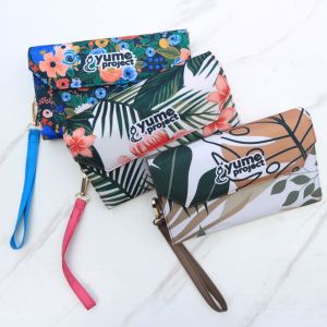 Dompet Motif bunga multifungsi mengatur keuangan wallet Organizer