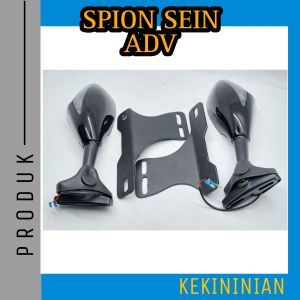 Spion Sein Sporty ADV 150 ADV 160 Plus Breket Sayap Dudukan Spion R25 Sein Pendek
