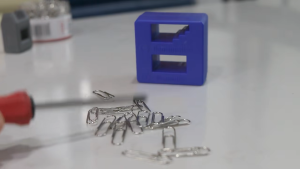 Obeng Mini Magnetizer Demagnetizer Alat Pick-Up Utilitas Magnetik Cocok untuk Mata Obeng Mata Bor Listrik Magnetizer 2IN1 Besar