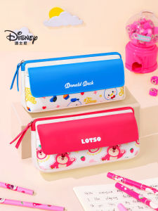 Cute Strawberry Bear Pencil Case Girls Style Primary And High School men Small Capacity Attractive Stationery Box