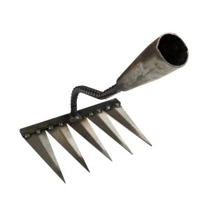 LoviRa Durable Steel Hardened Handheld Weeding Tool Shovel Rake and Digging Hoe for Gardening