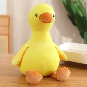 16/35/50cm New Simulation Big Yellow Duck and White Goose Doll Stuffed Plush Toy Cartoon Anime Cute Childrens Birthday Gift