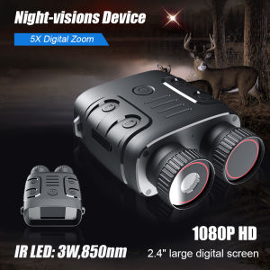 960P HD 5X Digital Zoom Binoculars Night Vision Device 2.4" LCD Screen Infrared Hunting Telescope Outdoor Binoculars Camera