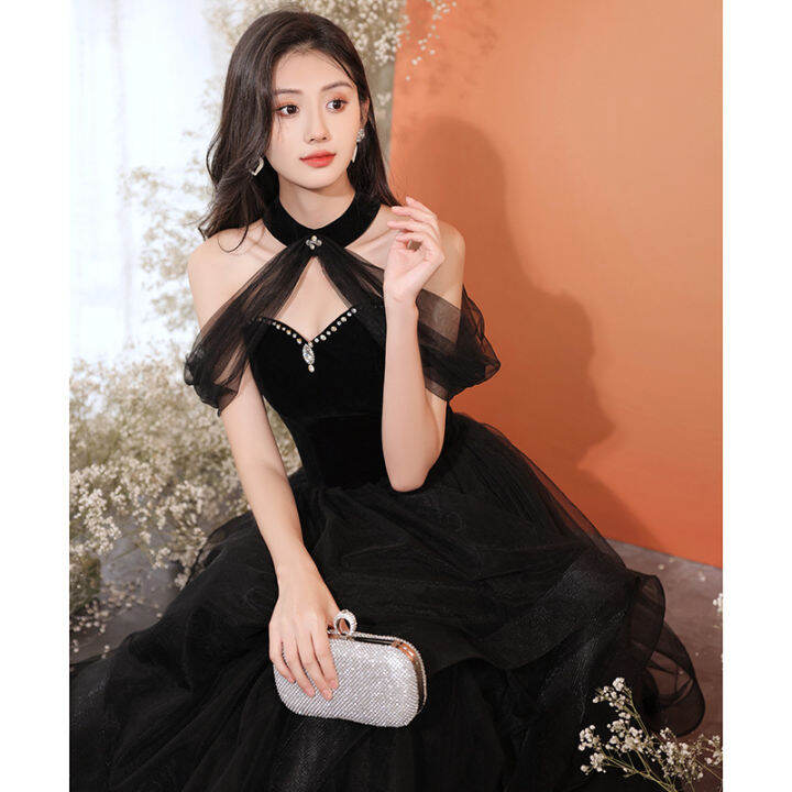 Lazada hot sale black gown