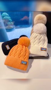 Knitted Hat Warm Woolen Hat Womens Thick Basin Hat Outdoor Cold Protection Hat For Men Beanies