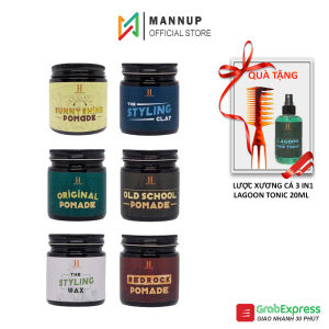 [HCM]Sáp Vuốt Tóc Saigon Hustlers Pomade Sunny Shine Original Old School Red Rock Clay Wax 112g