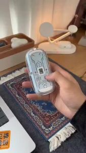 Transparent Tri-mode Wireless Mouse Universal 2.4G USB Bluetooth Mouse Silent For Tablet Laptop PC Computer DPI Adjustable