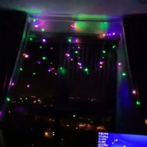 Dây đèn led chớp nháy đủ màu độ dài 47 mét . Trang trí lễ hội